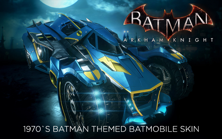 Batman: Arkham Knight - 1970s Batman Themed Batmobile Skin